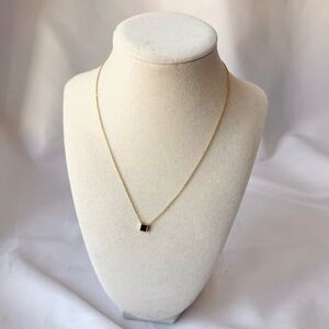 Emmy Necklace in Gold and Green